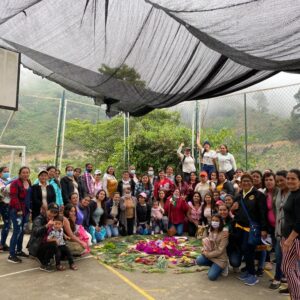 Mujeres de la Asociación de Mujeres Campesinas de Matanza que trabajan por la agroecología y el buen vivir